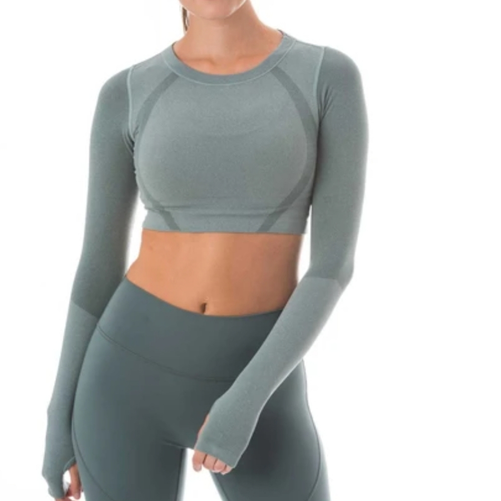 P'tula long sleeve crop top